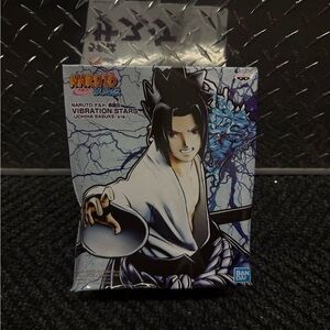 Bandai Naruto Vibration Stars Uchiha Sasuke Action Figure - Black and White